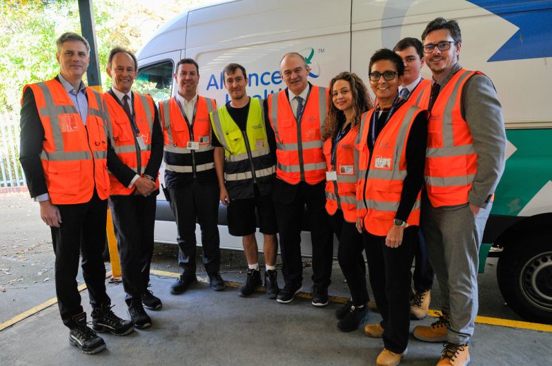 Sir Ed Davey MP visits HDA member company Alliance Healthcare’s Chessington warehouse